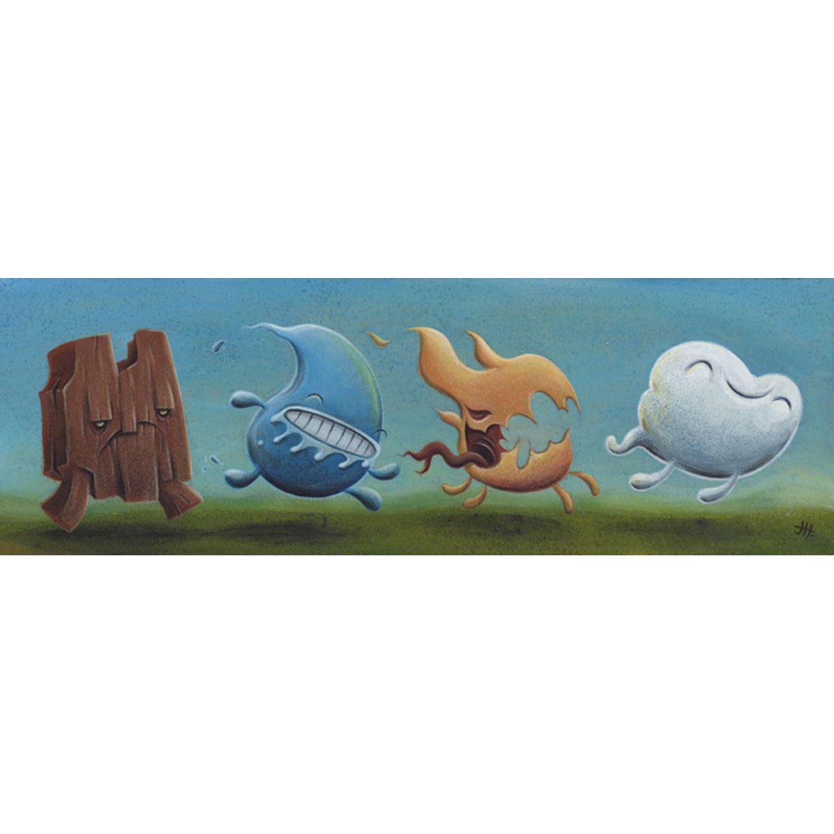 ELEMENTAL RACE (Print)