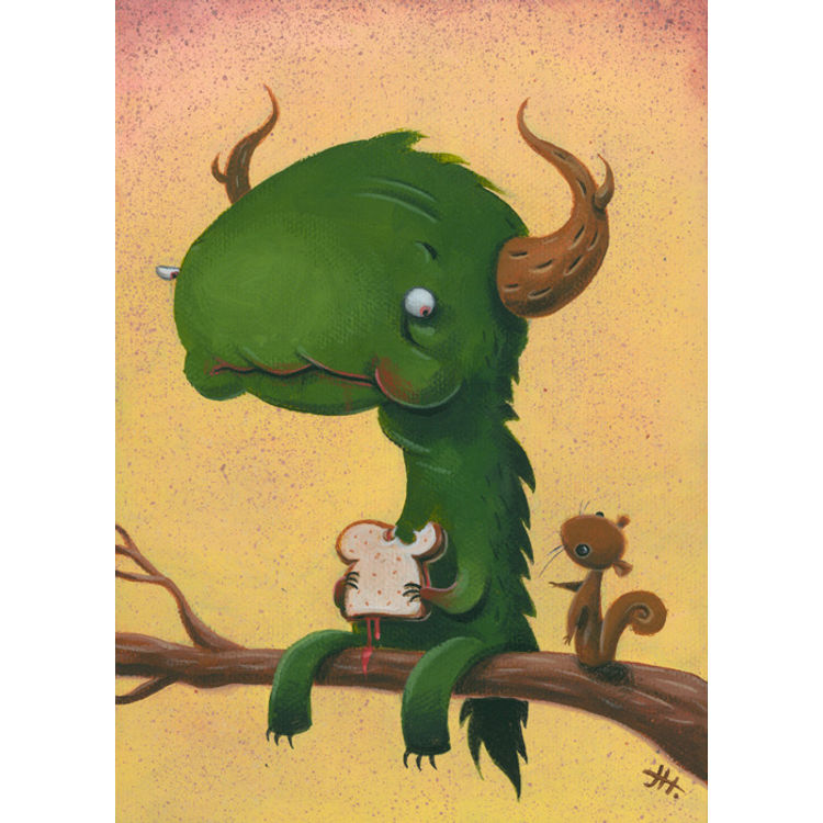 LUNCH ENVY (Print) by Justin Hillgrove