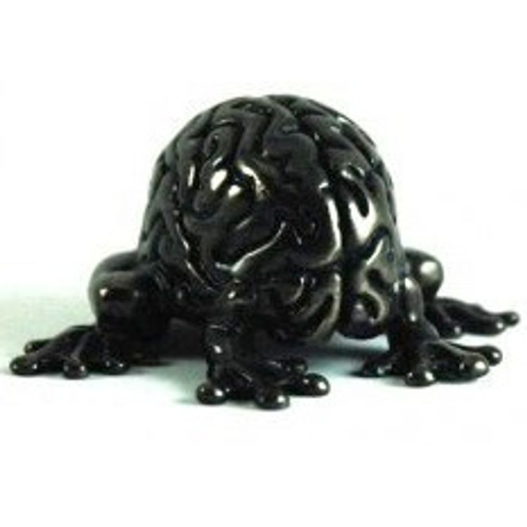 Mini Metal Jumping Brain Black Nickel by Emilio Garcia