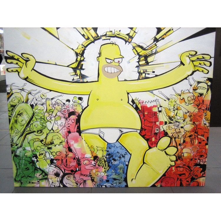 Simpsons by Jim Mahfood