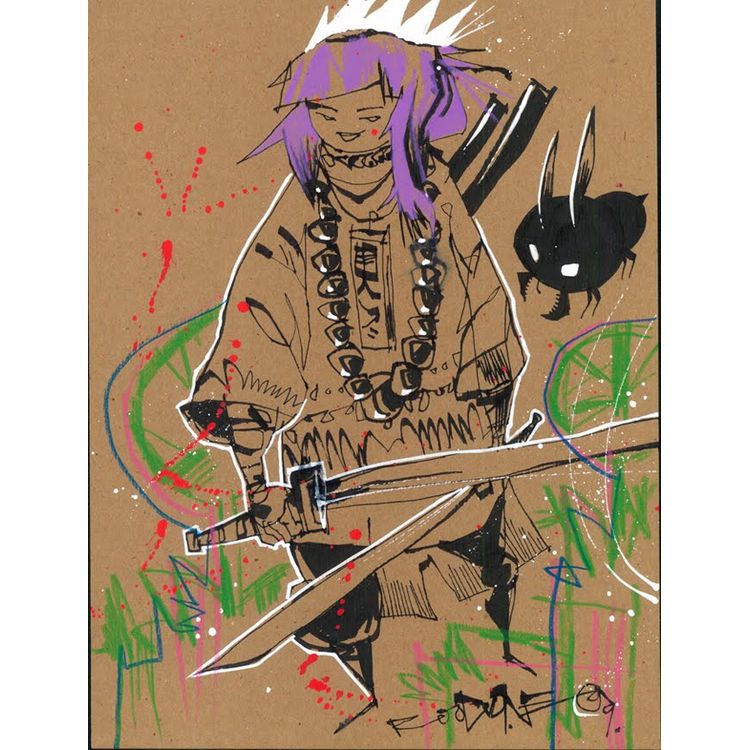 beetle girl by Jim Mahfood