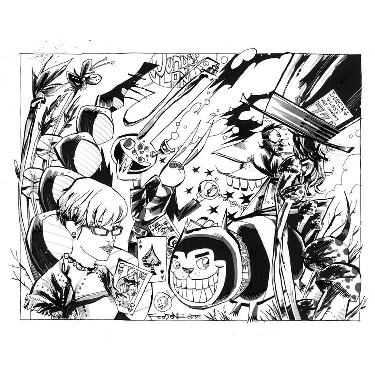 wonderland by Jim Mahfood