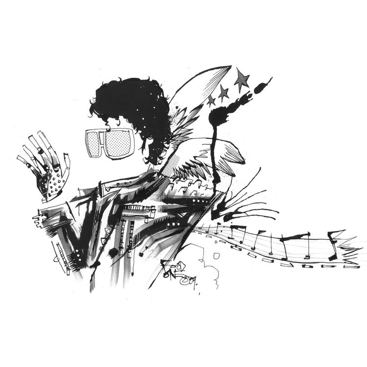 MJ (RIP) by Jim Mahfood