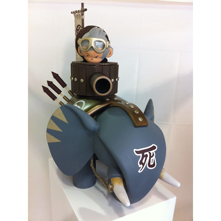Turret Elephant #4 by Huck Gee