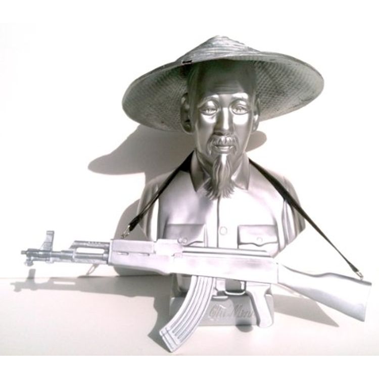 Ho Chi Minh silver by Frank Kozik