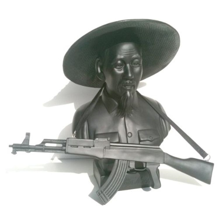 Ho Chi Minh black by Frank Kozik