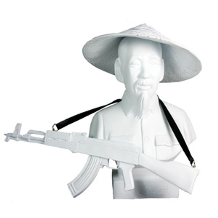 Ho Chi Minh white by Frank Kozik