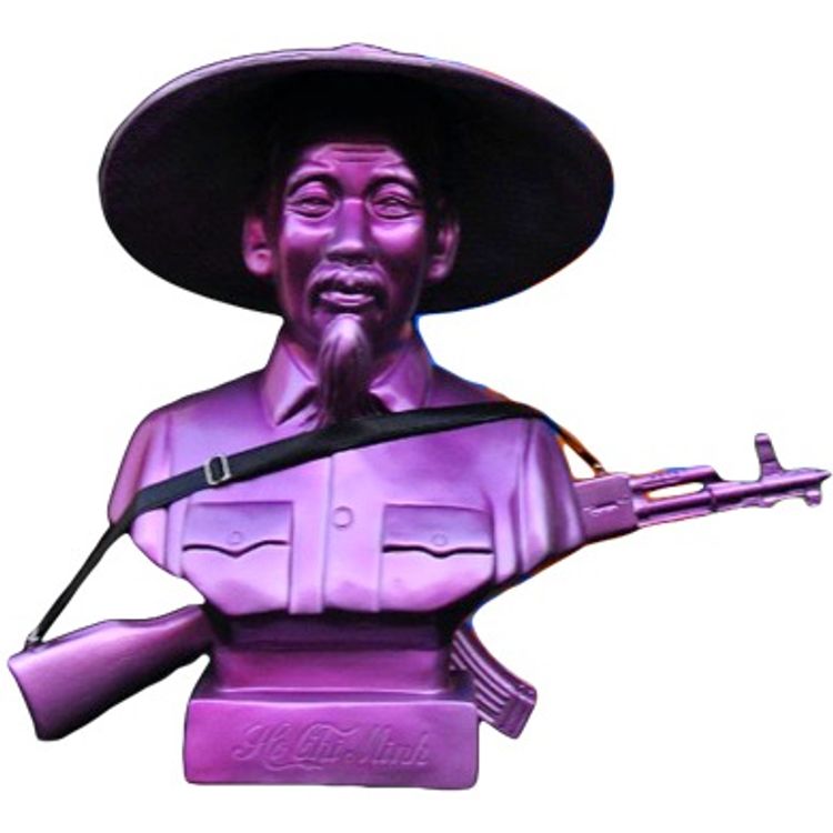 Ho Chi Minh purple by Frank Kozik