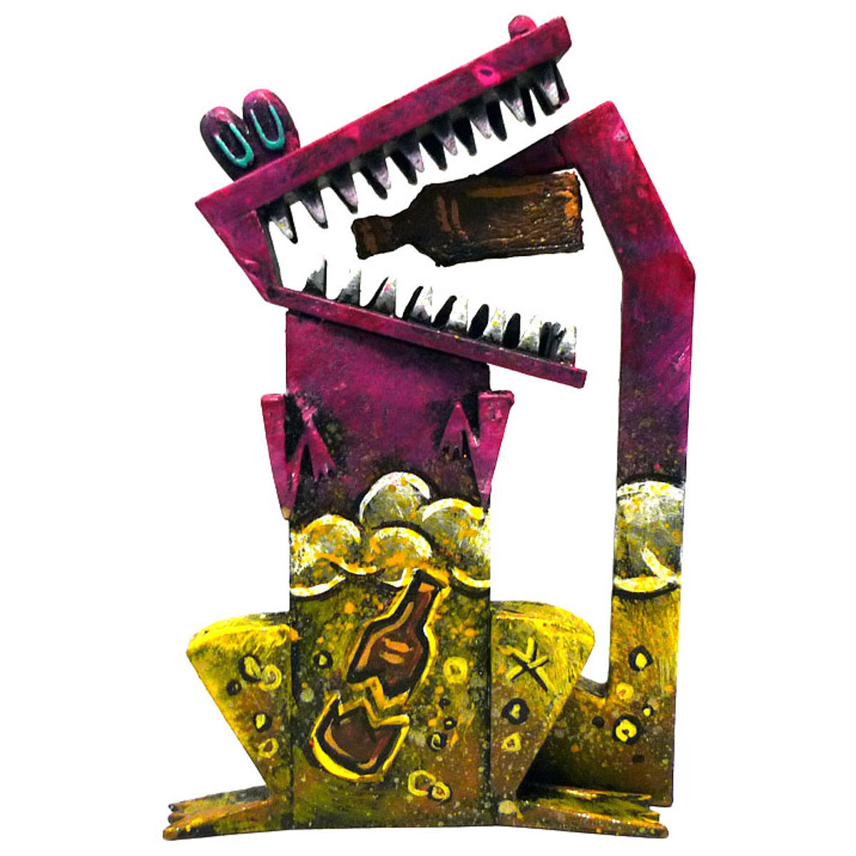 Amandamaculus Pygmy Beer Gator - Purple