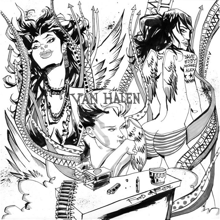 van halen by Jim Mahfood