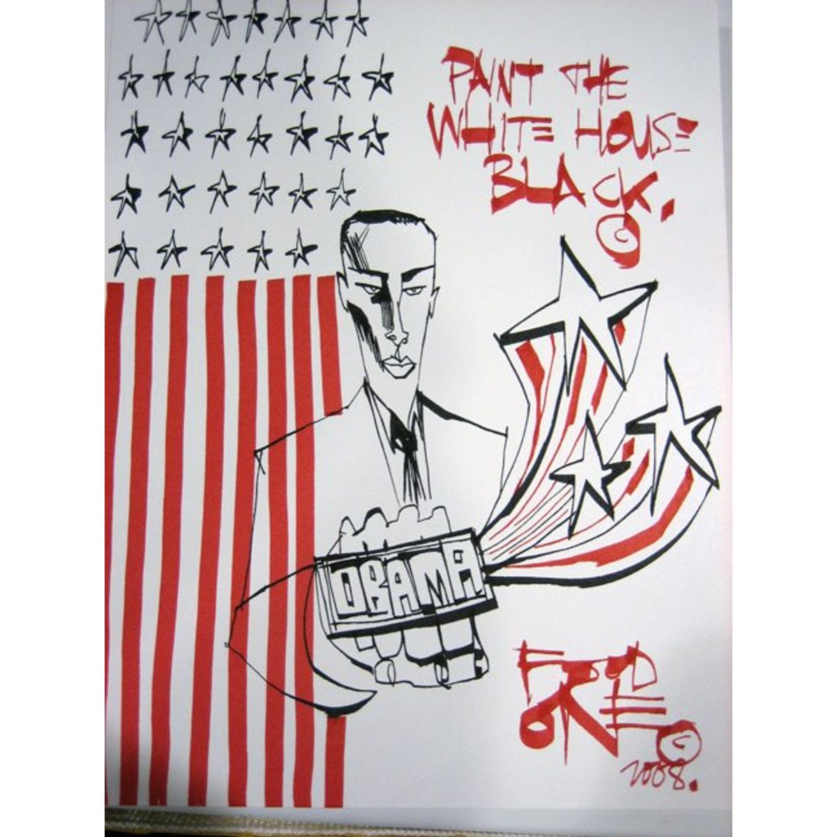 paint the white house black