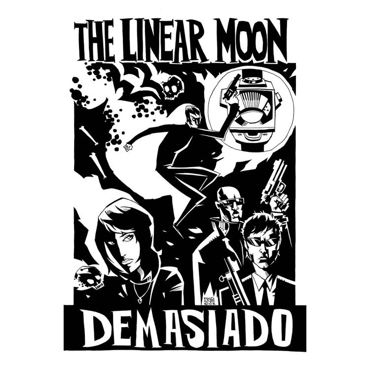 the linear moon by Jim Mahfood