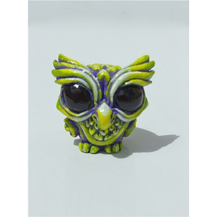 Wise Owl - Gouldian Finch Version by SeriouslySillyK (Kathleen Voigt)