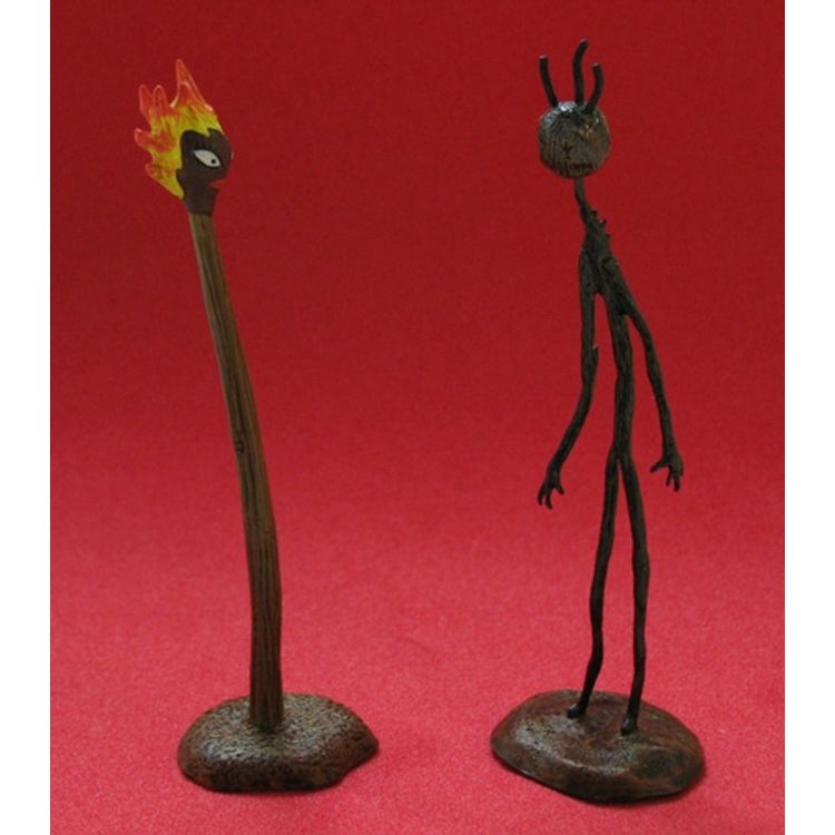 stick boy and match girl by Tim Burton