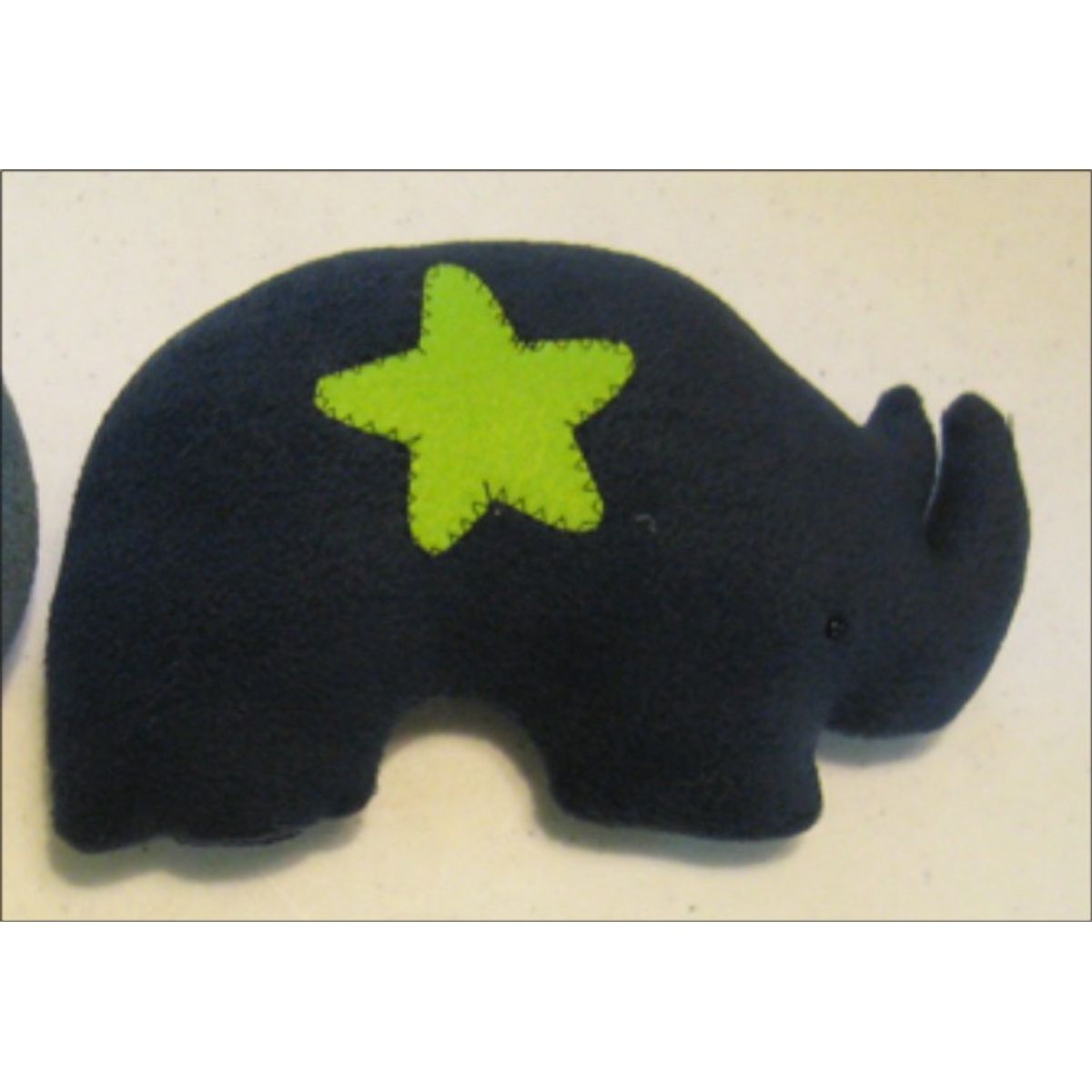Rhino - Dark Blue w/Green Star