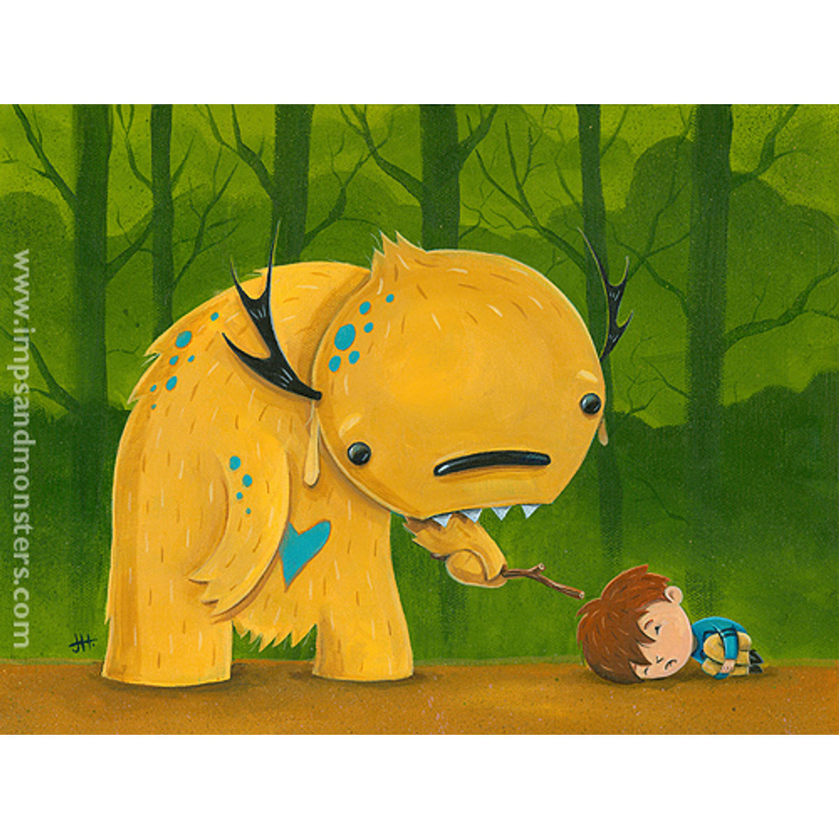 PLAYING POSSUM (print)