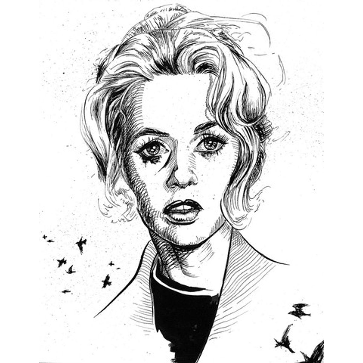 Tippi in Black and White