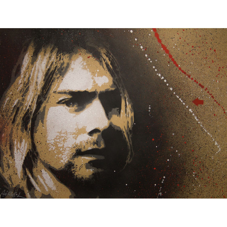 Kurt Cobain by Jef Aérosol