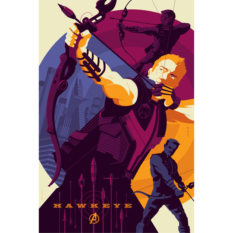 Hawkeye by Tom Whalen
