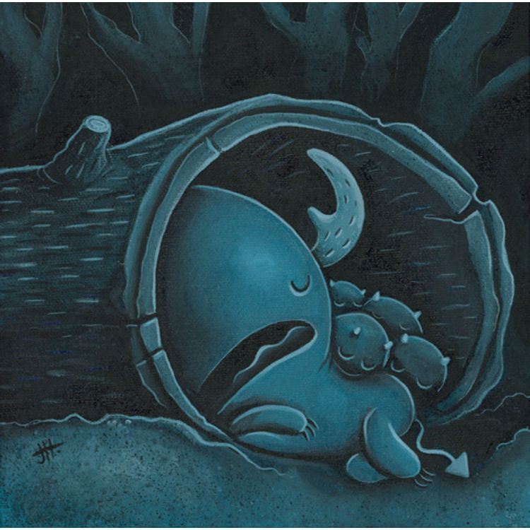 HOLED UP (PRINT) by Justin Hillgrove