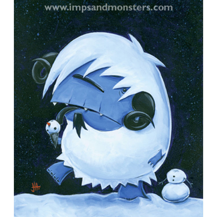 ABOMINABLE (PRINT) by Justin Hillgrove