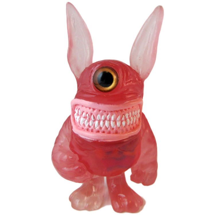 Clear Red Meatster Bunny by Motorbot (Kevin Olson)
