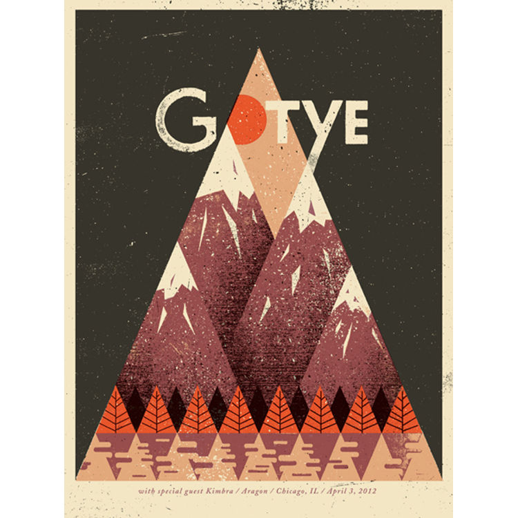 Gotye - Chicago, 2012 by Doe Eyed Design