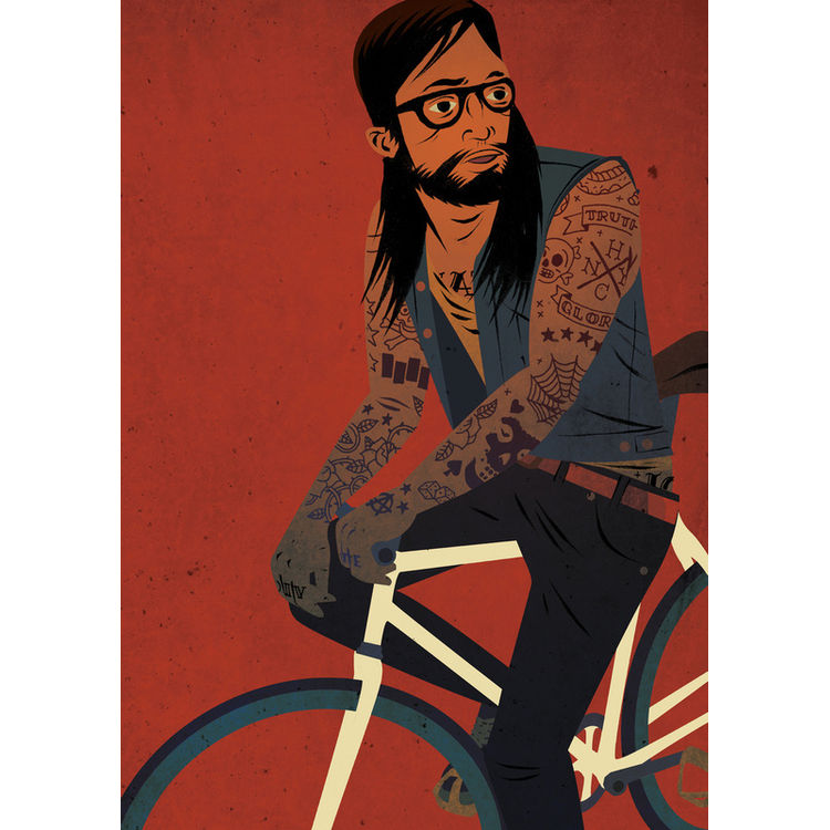 Bicycles & Tattoos (2) by Matt Taylor