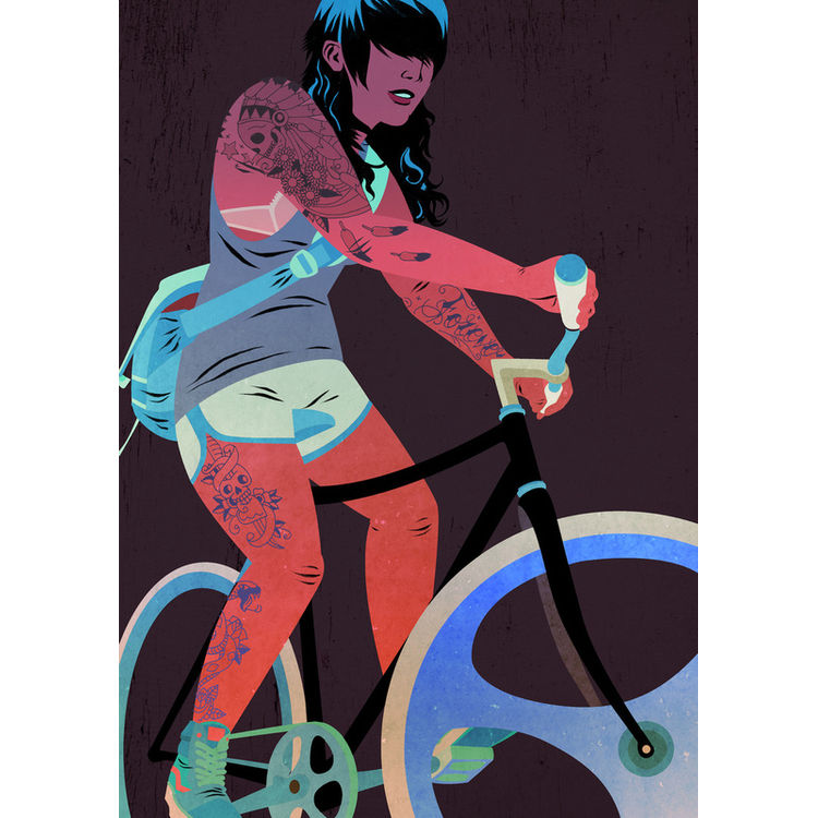 Bicycles & Tattoos (4) by Matt Taylor