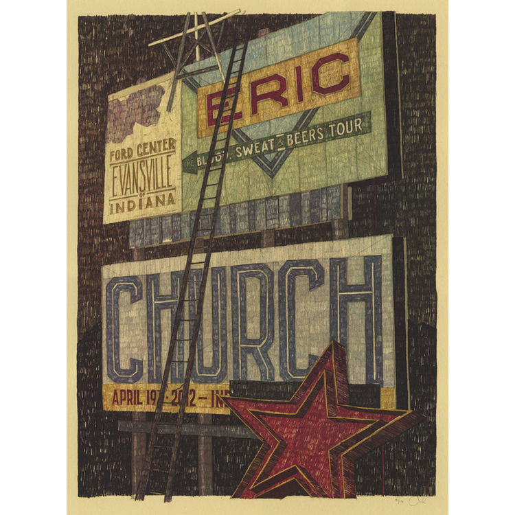 Eric Church - Evansville, IN 2011 by Landland