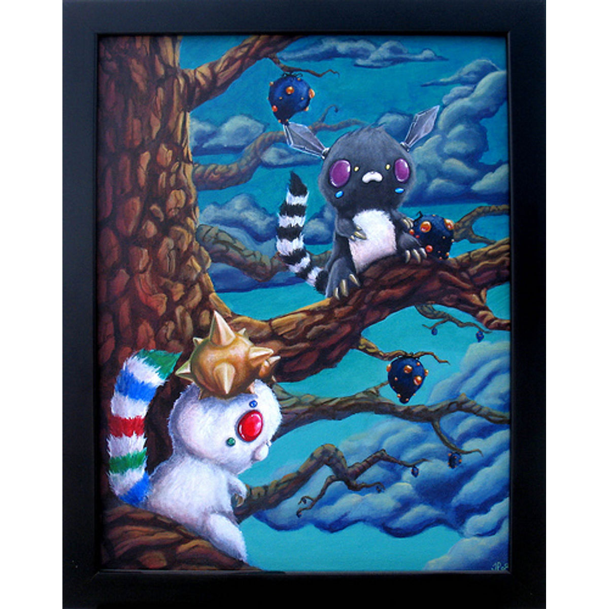 Battle Lemurs in a tree