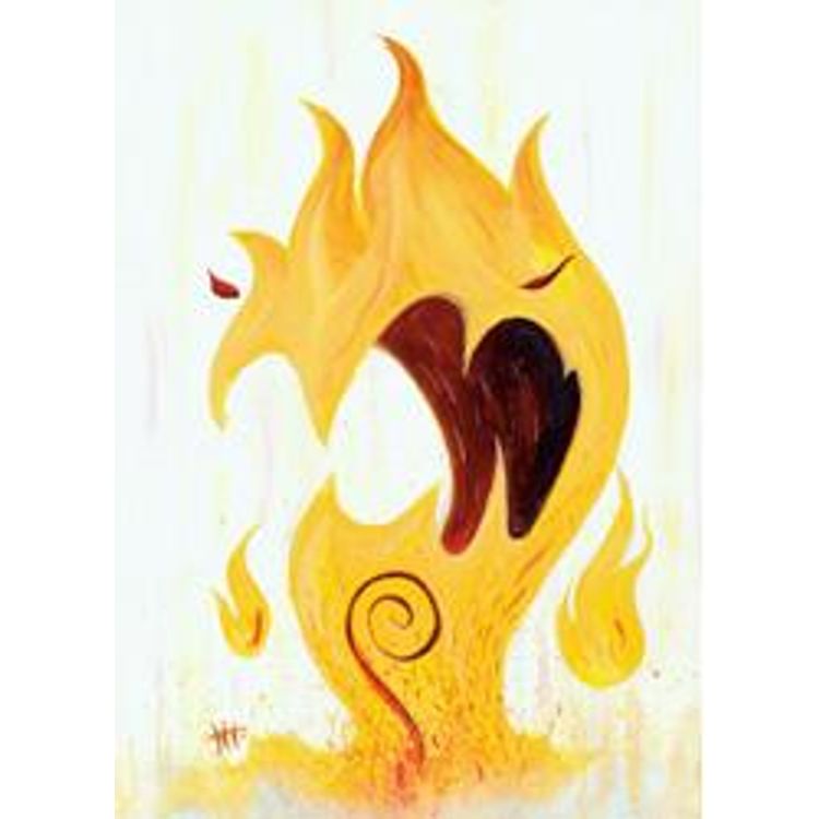 FIRE (PRINT) by Justin Hillgrove