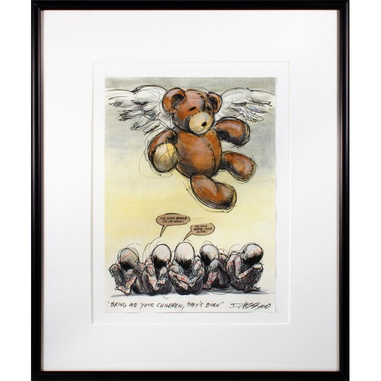 Bring Me Your Children, They'll Burn by Derek Hess