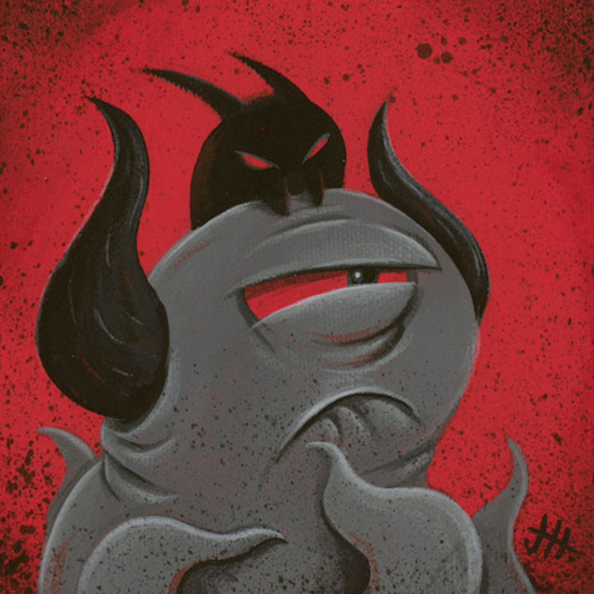 Black, White & Red Imp 5