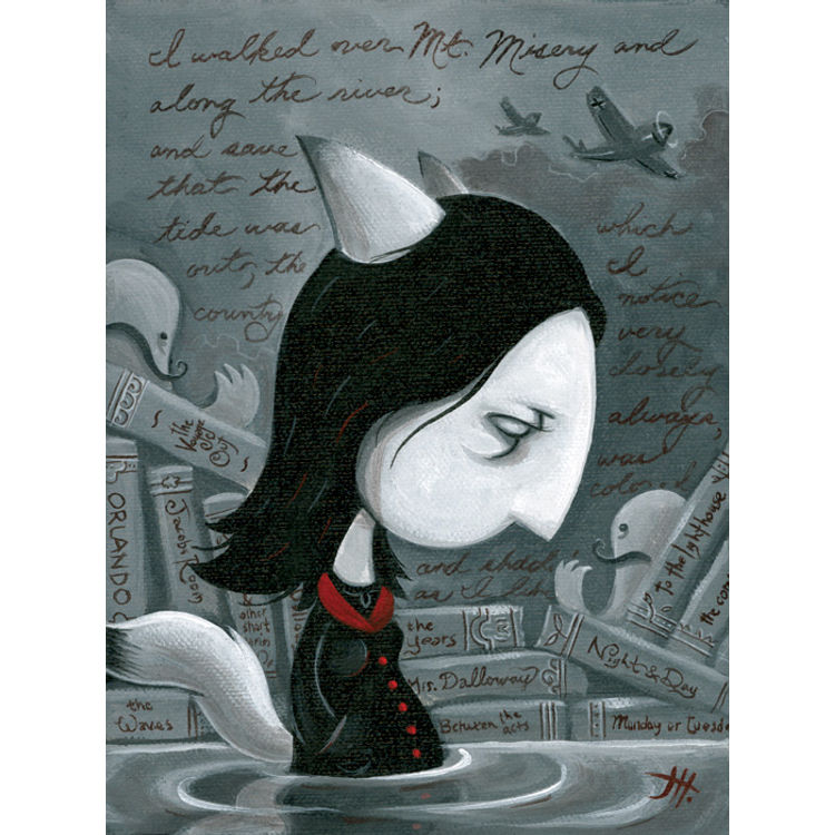 VIRGINIA WOOLF by Justin Hillgrove