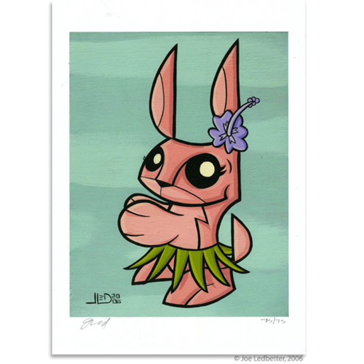 Hula Bunny by Joe Ledbetter