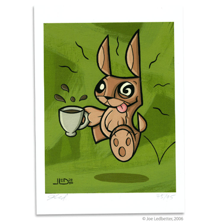 Coffee Bunny by Joe Ledbetter