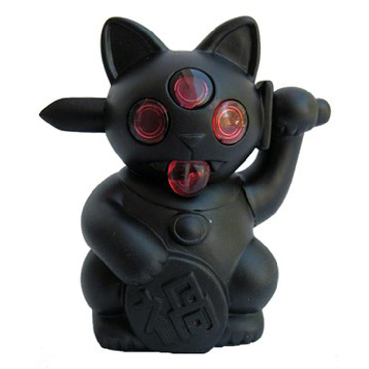Black Mini Misfortune Cat by Ferg