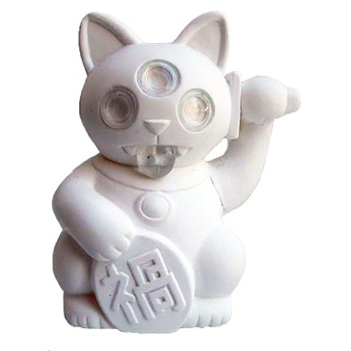 White Mini Misfortune Cat