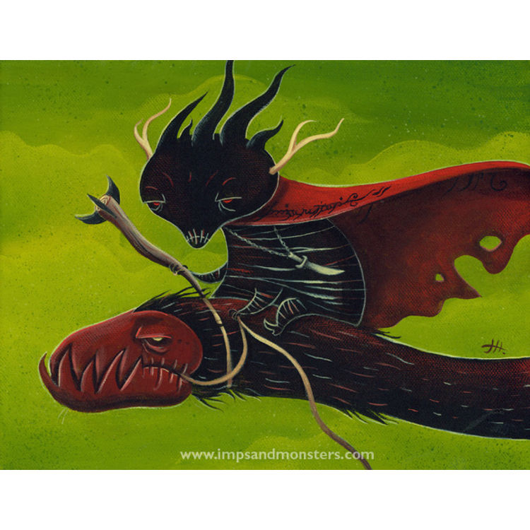 BLACK WING (PRINT) by Justin Hillgrove