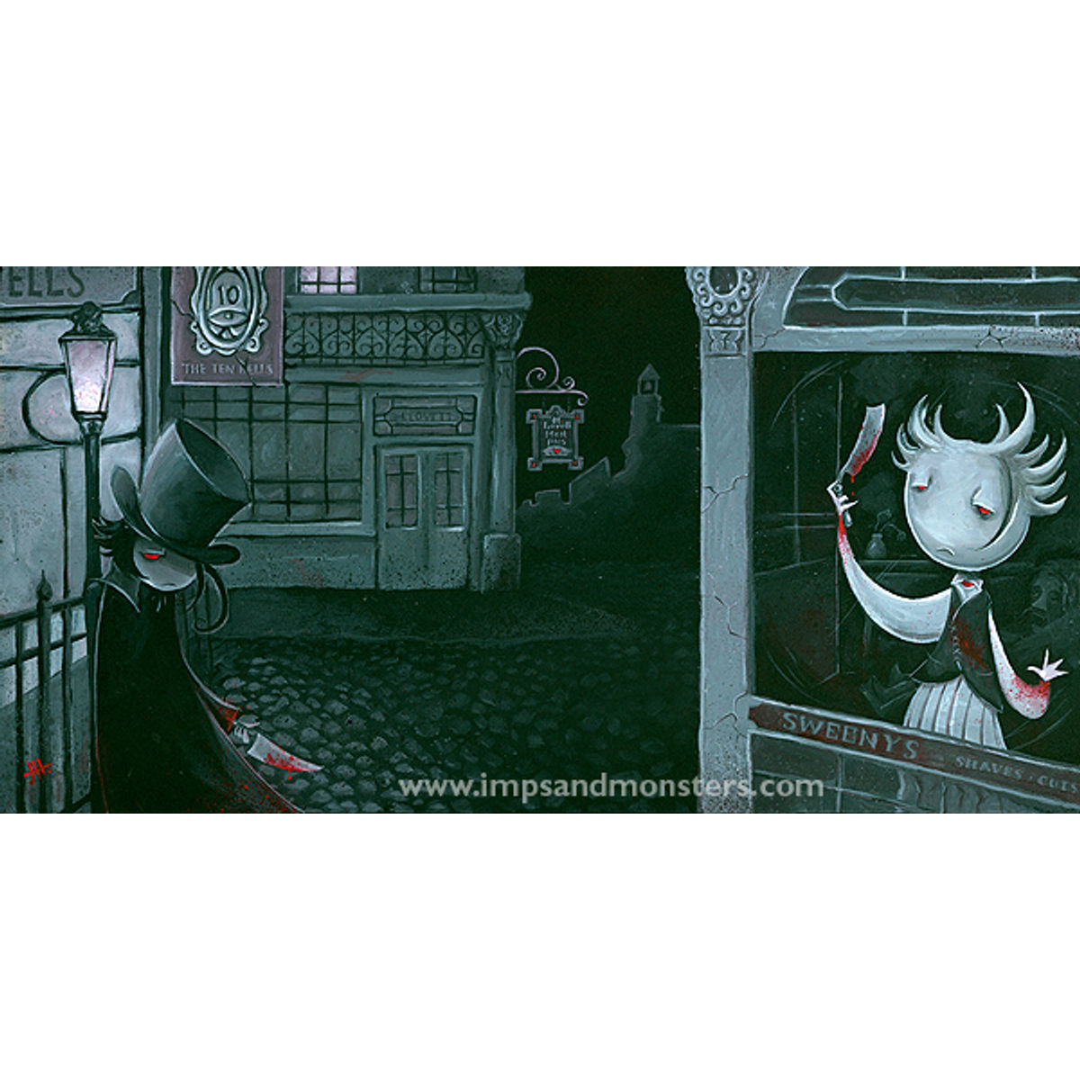 THE CORNER OF RIPPER & SWEENEY (PRINT)