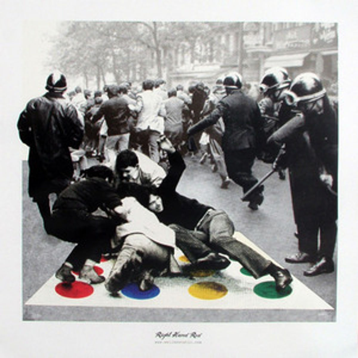 Right Hand Red ECO POSTER