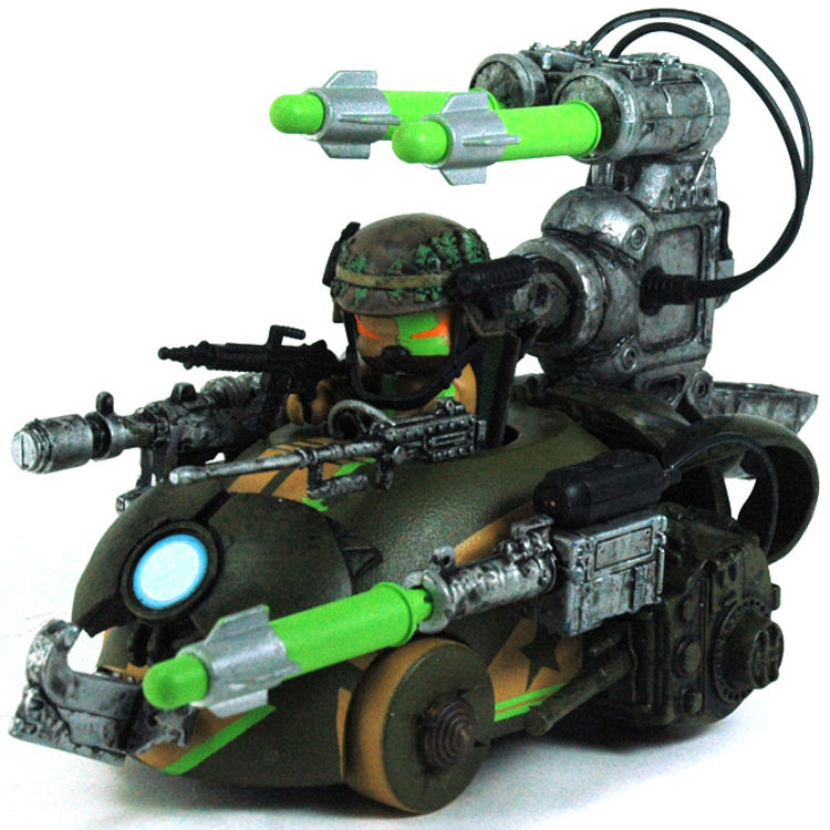 Capt. Havoc w/ Playsam Battlecruiser by Josh Mayhem