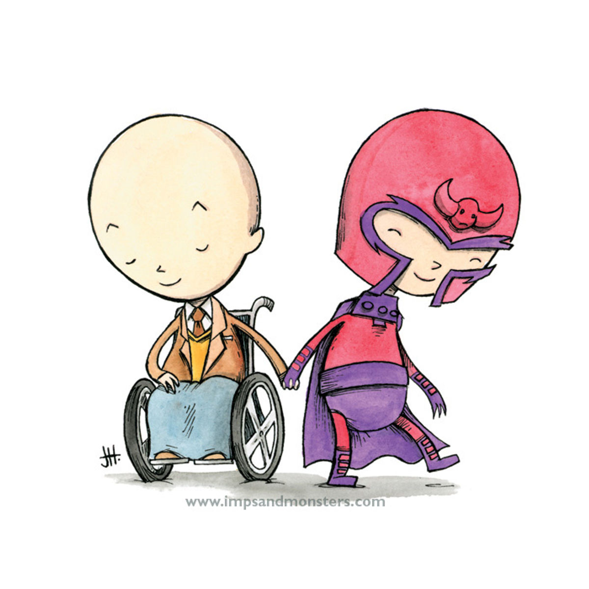 MAKING UP: PROFESSOR XAVIER & MAGNETO