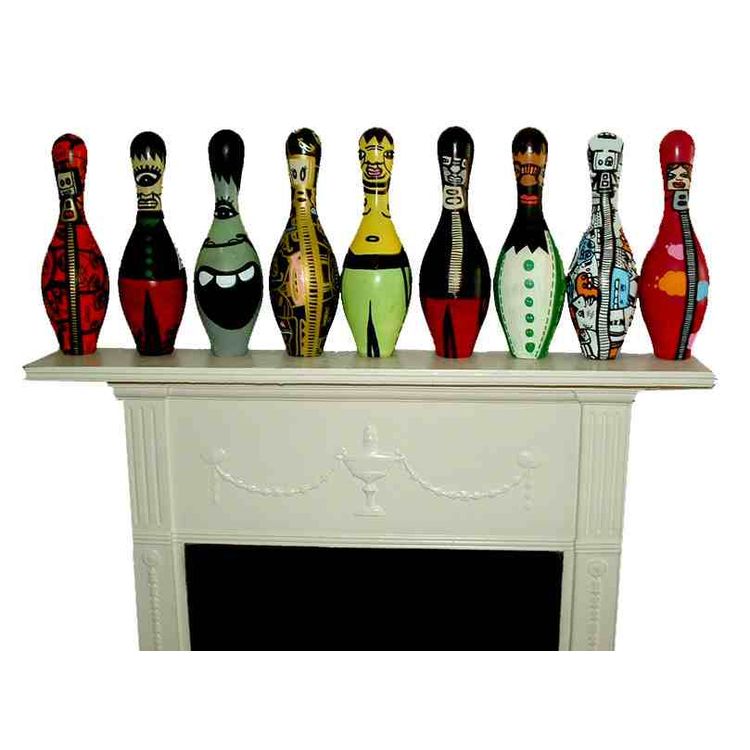 Bowling Pins by Kev Munday