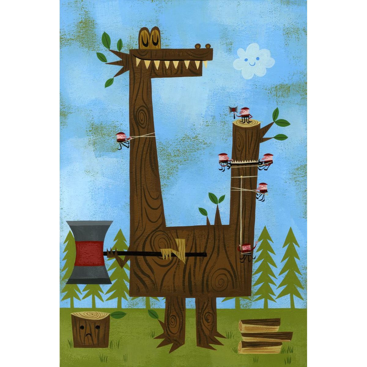 Wood Dragon And The Termites