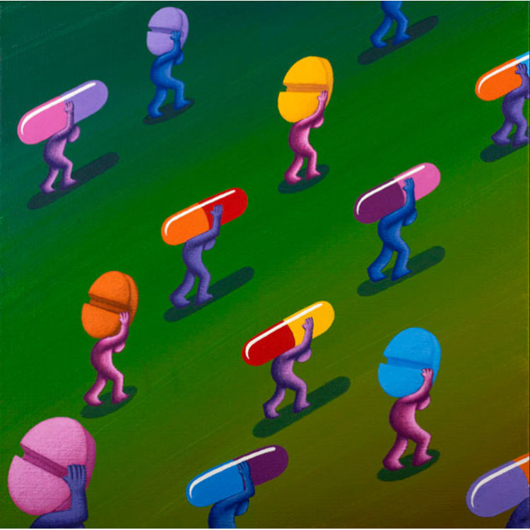 Pill Procession by Dadara