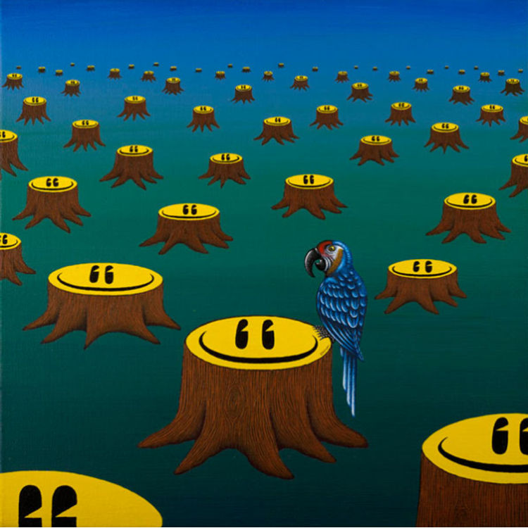 Smiley Forest by Dadara
