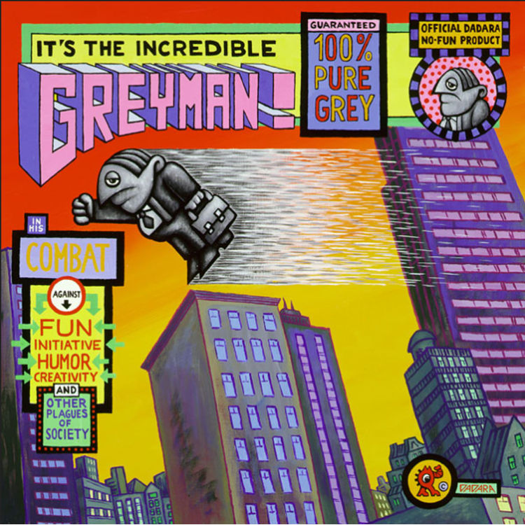 The Incredible Greyman by Dadara
