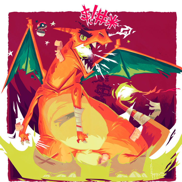Charizard by Adam Hoppus